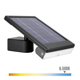 Aplique solar led 6 W 720lm 6.500k con sensor crepuscular y movimiento. punto de luz extraíble. color negro edm Precio: 40.59000055. SKU: B1C9KPMBEN