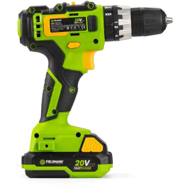 Fieldmann Taladro de impacto inalámbrico FIE8590669303847 Batería 20V 2Ah 35 Nm Cargador Rápido Maletín