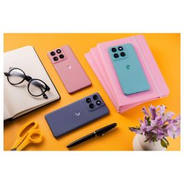 Motorola Edge 60 Fusion Smartphone 5G - 6.67" Pantalla Super HD 120Hz, 256GB Almacenamiento, 8GB RAM, Cámara 50MP, Carga TurboPower 68W, Batería 5200 mAh, Android 15, Color Turquesa