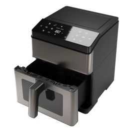 Aiwa Freidora de Aire AFR-8000 1800W 8L Cocina Saludable Acero Inoxidable 12 Programas Digitales