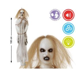 Fantasma Colgante 100 cm con Luz, Sonido y Movimiento para Decoración de Halloween Precio: 24.69000039. SKU: B1HWHCLAM6