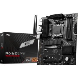 MSI PRO B650-S WiFi Placa Base ATX para AMD Ryzen 7000 Series, Zócalo AM5, Chipset B650, DDR5, Wi-Fi 6E, 2.5 Gigabit Ethernet Precio: 148.50000033. SKU: B1G5GAYJ2V