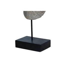 DKD Home Decor Máscara Tribal Tropical 2c25 Figura Decorativa de Suar y Hierro 15 x 80 x 30 cm