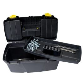 Maletin Herramientas A.2000 Talla S (190X390X180) De Pp Reciclado Y 100% Reciclable Negro