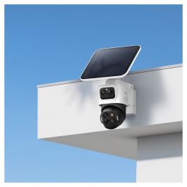 Anker Eufy SoloCam S4 Cámara de Seguridad IP 4K, Interior/Exterior, Inalámbrica, PTZ, Visión Nocturna, Zoom Óptico 8x, IP65, Batería/Solar, Blanco o Negro