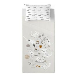 Juego de Sábanas Panzup Gatos 2 Cama de 80/90 160 x 270 cm Juego de Sábanas Panzup Gatos 2 Cama de 80/90 160 x 270 cm