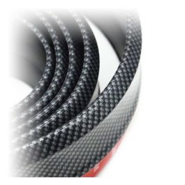 OCC Motorsport OCCDEC001 Añadido Paragolpes Protector Universal Aspecto Fibra Carbono para Coche Delantero Trasero Lateral Anti-Golpes 250x6cm
