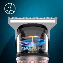 Cecotec 04445 Cortapelos y Perfiladora de Pelo y Barba Precisión, Cuchilla Anti-Irritación, 4 Peines Guía, Pantalla LCD, Oro Rosa