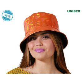 Sombrero Pescador Holográfico Naranja para Festivales y Fiestas Temáticas Precio: 6.655. SKU: B17XFP95AH