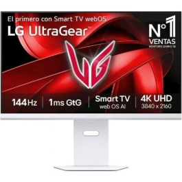 LG Smart Monitor Gaming 32G810SA-W 32" 4K UHD 144Hz 1ms IPS Smart TV Blanco Precio: 559.49999974. SKU: B1GZAS65V4