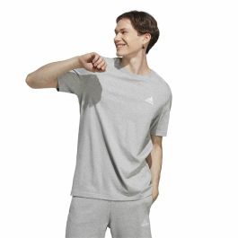 Camiseta de Manga Corta Hombre Adidas Essentials Gris claro S