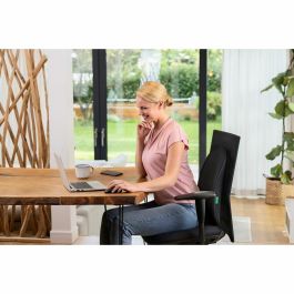 Medisana MC 500 Respaldo de masaje Shiatsu recargable inalámbrico con 2 velocidades, Negro