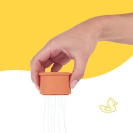 Badabulle Juego de 7 vasos apilables numerados - Juguetes de baño de silicona suave Badabulle Juego de 7 vasos apilables numerados - Juguetes de baño de silicona suave