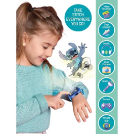 Lisciani Giochi STITCH Reloj Educativo LIS8008324107230 Esferas Personalizables 5 Juegos Interactivos