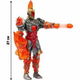 Gormiti GRV073 Figura articulada Fireon con ataque ligero de Fuego 27 cm a partir de 4 años