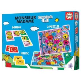 Educa Superpack Monsieur Madame - Conjunto de 2 juegos educativos