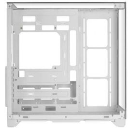 Mars Gaming MCVISIONW Caja Gaming Minitorre Panorámica Triple Cristal Templado Blanca ATX/MicroATX/Mini-ITX Soporte Refrigeración Líquida