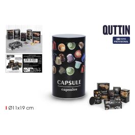 Bote de Metal para Cápsulas de Café Quttin 11x19 cm (12 Unidades) Precio: 30.59000032. SKU: B18CEEH8SY