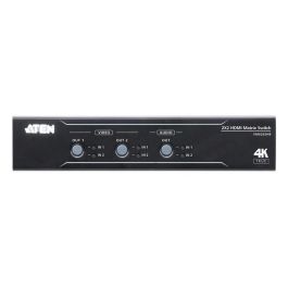 Aten 2 x 2 True 4K HDMI Matrix Switch with Audio De-Embedder Aten 2 x 2 True 4K HDMI Matrix Switch with Audio De-Embedder