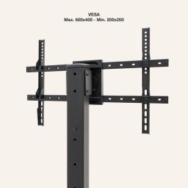 TooQ FS2284M-B Soporte de Suelo para TV de 37" a 70", Altura Regulable, Negro