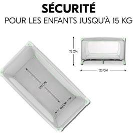 Hauck HAU1731647258466 Cuna de viaje Dream N Play Plus 60x120 cm Desde el nacimiento Plegable Azul polvoriento