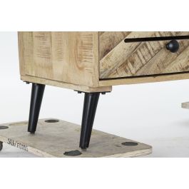 DKD Home Decor Buffet Alpino Negro 140 x 40 x 93 cm