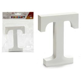 Letra T Madera Blanca 2x11 cm - Pincello (24 Unidades) Precio: 16.50000044. SKU: B1KCHDRB38