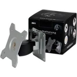 Tronje WH AR011 Soporte de Pared para Monitor TV 15-24 pulgadas VESA 75x75 100x100mm Aluminio Acero Inoxidable 12kg