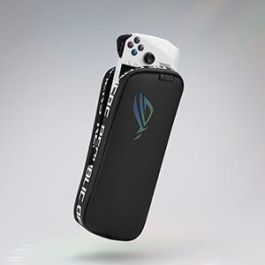 ASUS ROG ALLY Funda de Viaje Protectora para Consola Gaming. Estuche Impermeable, Antirrayones, con Soporte y Almacenamiento Negro.