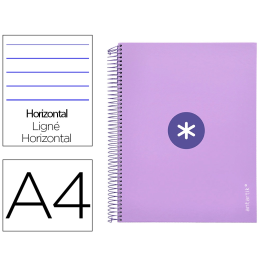 Antartik Cuaderno Espiral Micro A4 Forrada 120 Hojas 90gr Horizontal 5 Bandas Lavanda Precio: 8.49999953. SKU: B1FVQ67Z8V