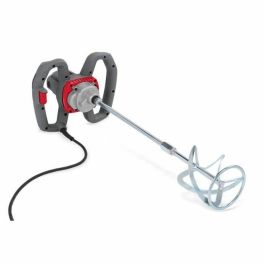 Powerplus POWE80070 Mezclador de Concreto y Pintura 1200W, Agitador 120mm x 590mm, Control Velocidad Electrónico 0-700 rpm, Caja Engranajes Aluminio