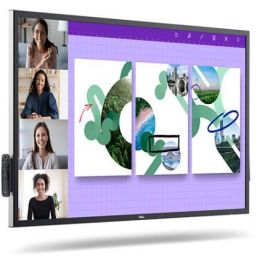 Dell Monitor Interactivo 55" 4K UHD IPS Panel Táctil 20 puntos USB-C Audio Integrado Ideal Equipos y Conferencias