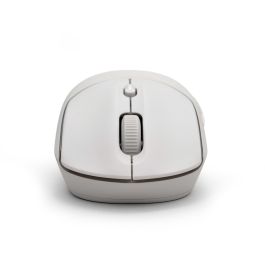 HP 400 Quiet Maple Ratón Inalámbrico Silencioso RF Wireless + Bluetooth 5.2 Ambidextro 6000 DPI Beige