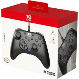Hori Horipad Mando con Cable para Nintendo Switch y Switch 2, Botón C y Botones Traseros Programables, Negro