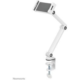 Neomounts DS15-545WH1 Soporte de tablet universal con movimiento completo y abrazadera de escritorio para tablets de 4.7"-12.9", blanco