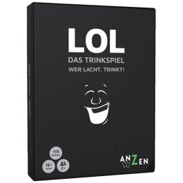 ANZEN - Juego de Cartas LOL Das Trinkspiel - Wer lacht, trinkt! - +16 años Alemán para 2-12 Jugadores Adultos Fiesta 15 min Precio: 37.50000056. SKU: B1JQAA3LN5