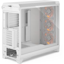 Fractal Design Meshify 3 XL White RGB TG Light Tint Caja de PC Midi con Ventana de Vidrio Templado y Panel Frontal de Malla