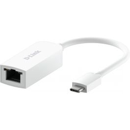 D-Link DUB-E250 - Adaptador Ethernet USB-C 2.5G para Portátil/PC, Conectividad Multi-Gigabit, Instalación Automática