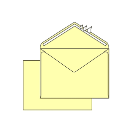 Liderpapel Sobre n.23 Crema C6 114x162 mm Engomado Solapa de Pico Caja de 500 Unidades 70 g