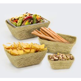 Cesta de Seagrass Rectangular Privilege 18x11x8 cm (24 Unidades) Cesta de Seagrass Rectangular Privilege 18x11x8 cm (24 Unidades)