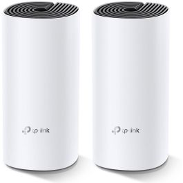 TP-LINK Deco M4(2-pack) Router inalámbrico Doble banda 2.4 GHz / 5 GHz Gigabit Ethernet Negro, Blanco DECO M4(2-PACK)