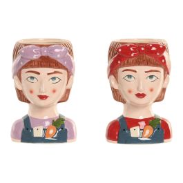 DKD Home Decor Macetero Multicolor Cerámica 15 x 10 x 9 cm (2 Unidades) Precio: 19.49999942. SKU: B1C4M9TXGE