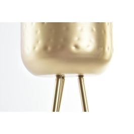 DKD Home Decor Macetero Dorado 24.5 x 64 x 29 cm (2 Unidades) Metal