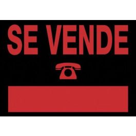 Archivo 2000 Cartel "Se Vende" 700x500 mm Pvc Negro Precio: 12.50000059. SKU: BIX01C6160NE