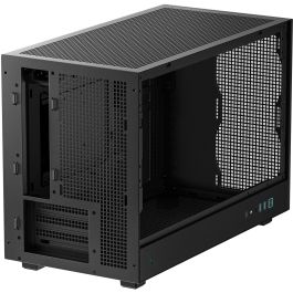 DeepCool CH260 Micro Torre PC Negra para Placas micro ATX, Mini-ATX, Mini-ITX con Ventana Lateral