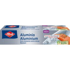 Albal CF6681593 Rollo de Papel de Aluminio 100 Metros, Resistente y Versátil para Cocinar y Conservar Alimentos Albal CF6681593 Rollo de Papel de Aluminio 100 Metros, Resistente y Versátil para Cocinar y Conservar Alimentos Precio: 29.6899999. SKU: B14G5R4DAS