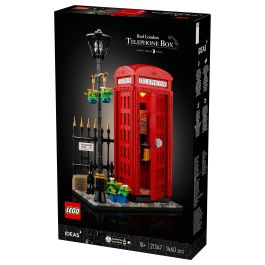 LEGO Ideas Cabina Telefónica Roja de Londres 21347, Juego de Construcción, 1460 Piezas, Multicolor