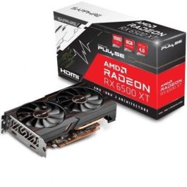 Sapphire 11314-08-20G Tarjeta Gráfica PULSE Radeon RX 6500 XT Gaming OC 8GB GDDR6 AMD RDNA 2 PCIe 4.0 con refrigeración Dual-X y FidelityFX Precio: 198.50000027. SKU: B15EBMZ3W8