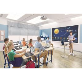 Epson EB-L265F Proyector Láser 3LCD, Full HD 1920x1080, 4600 Lúmenes, 16:9, HDMI USB VGA, Negro