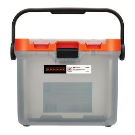 Black+Decker Brico Kit con Taladro Percutor 18V BCKSB05-QW, Incluye Batería, Cargador, 4 Herramientas Manuales y 40 Accesorios